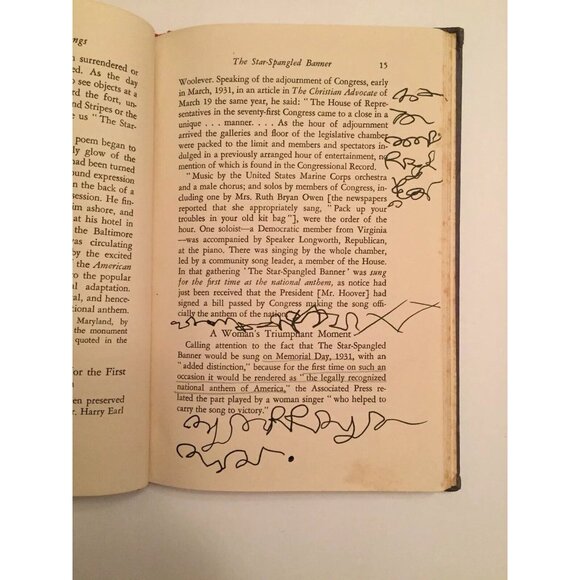 Stories of Our National Songs, 1st Edition Hard Cover William J. Hart 1942 - Picture 8 of 12